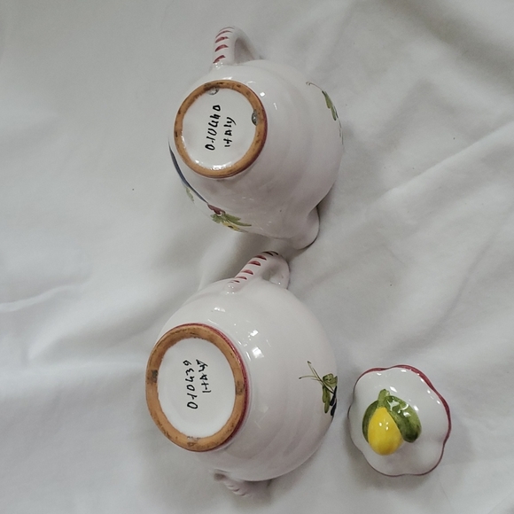 CANTAGALLI Italian cream and sugar set - Picture 4 of 6